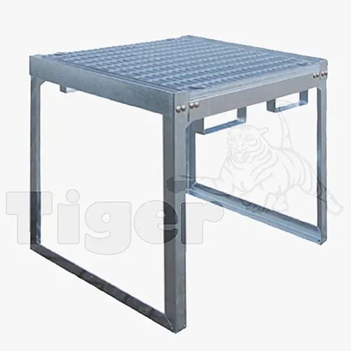 Produktbild von Kleingebinderegal, verzinkt zur umweltgerechten Gefahrstoff-Lagerung Serie FRE-G tigerhebezeuge-fassregale-serie-FRE-G