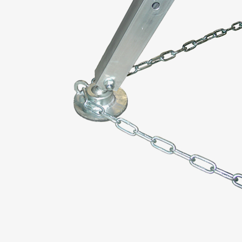 Produktbild von tigerhebezeuge option sicherungskette fuer dreibockkran serie D mit gummiplatten
