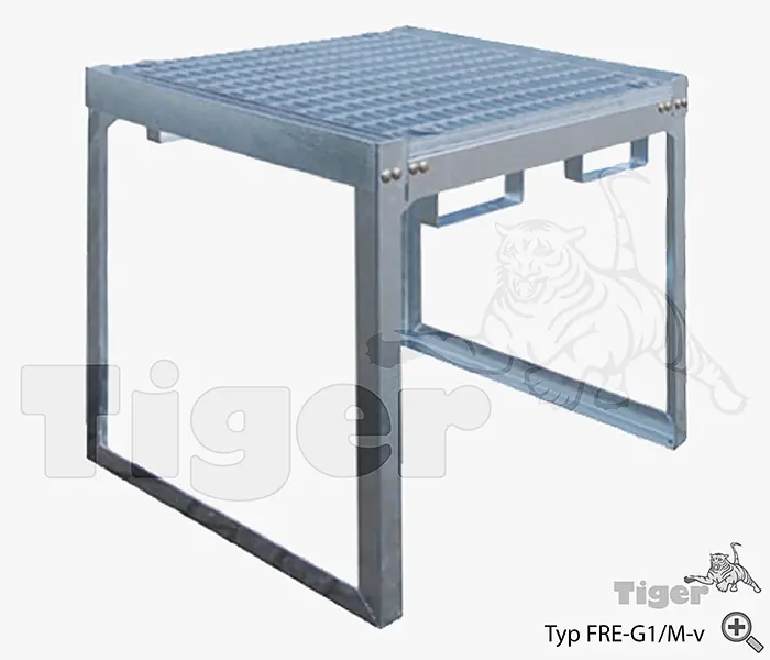 Produktbild von Kleingebinderegal, verzinkt zur umweltgerechten Gefahrstoff-Lagerung kleingebinderegal-fre-g1-1