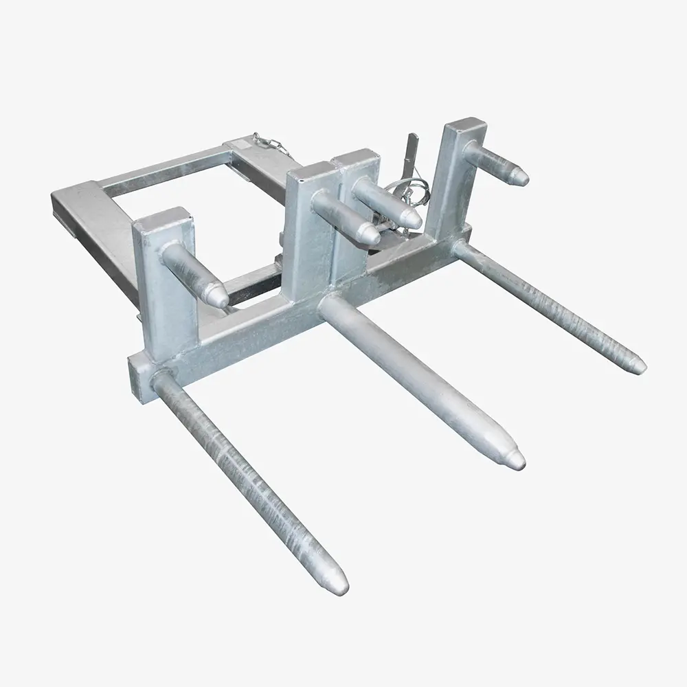 Fasswender für Stapler zum Aufrichten und Hinlegen für 1 - 2 Stahl-Spundfässern und Rollreifenfässer