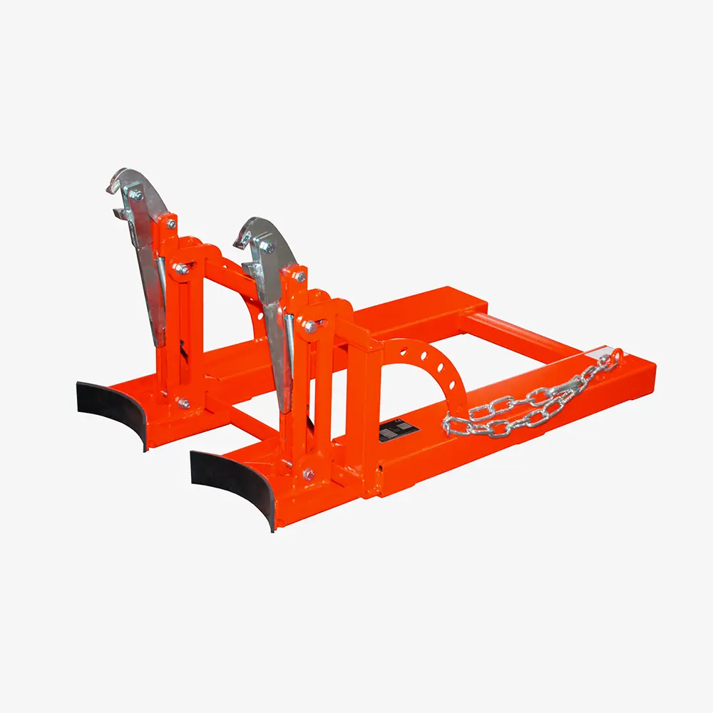 Stapler-Fasslifter für ein bis zwei 60-l-Stahlfässer zum Fass-Transport mit dem Gabelstapler