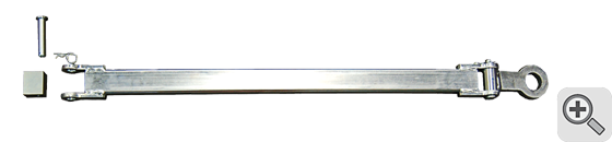 Produktbild von Deichsel für Rotationsfahrwerke Serie Rotoflex und Rotoflex-XL  Typ iR-LS-ZD2