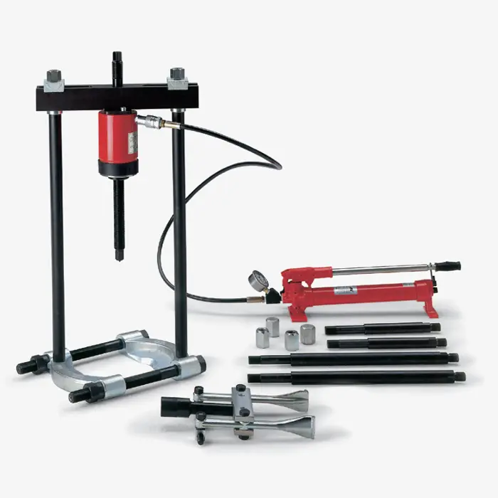 Produktbild von Hydraulische Abziehvorrichtung – Hydraulik-Abzieher Komplettsatz Set mit Koffer tigerhebezeuge-hydraulik-hydraulische-abzieher-jochabzieher-yale-serie-YHP