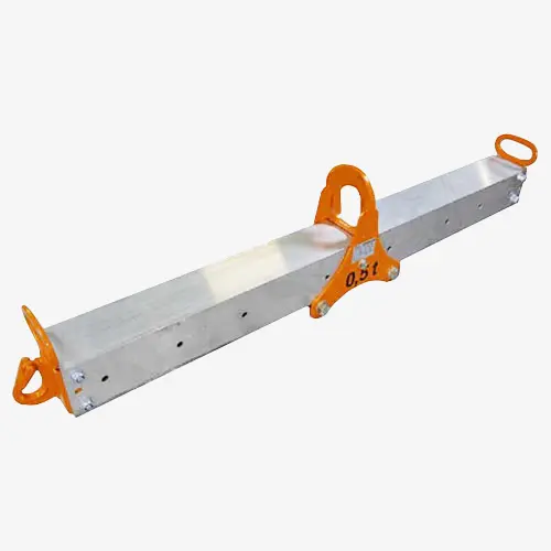 tigerhebezeuge-aluminium-kranhakentraverse-balkentraverse-mit-2-am-kopf-angeschweissten-lasthaken-serie-A-TSW-x