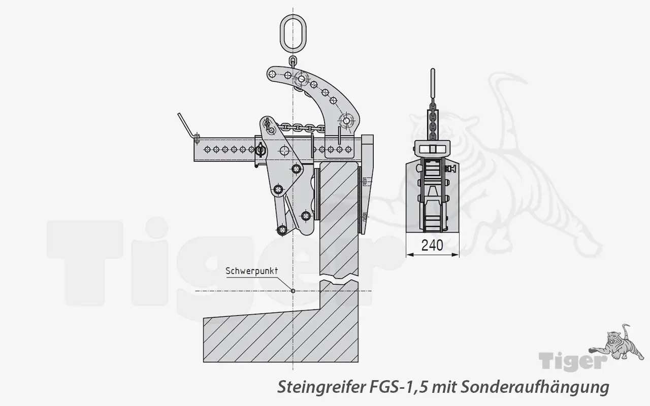 Technisches Bild für steingreifer-fgs-1-5-sonderaufhaengung