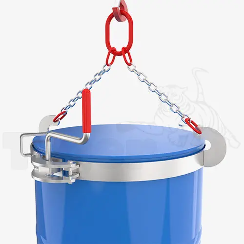 Produktbild von Rostfreier Fass-Bandagengreifer aus Edelstahl kaufen - Fassgreifer zum Kranen Serie FBG-E tigerhebezeuge-fassgreifer-fuer-kran-serie-FBG-E