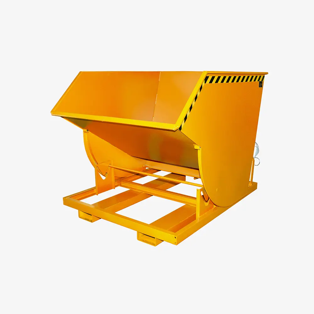 Produktbild von tigerhebezeuge kippbehaelter orange lackiert typ BKM 200 ORANGE 01 x