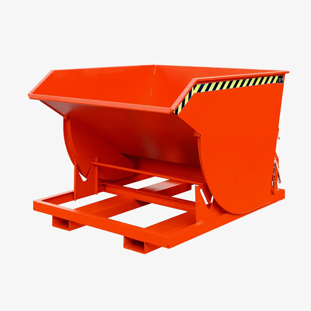 Produktbild von tigerhebezeuge kippbehaelter rot lackiert typ BKM 150 ROT 01 x