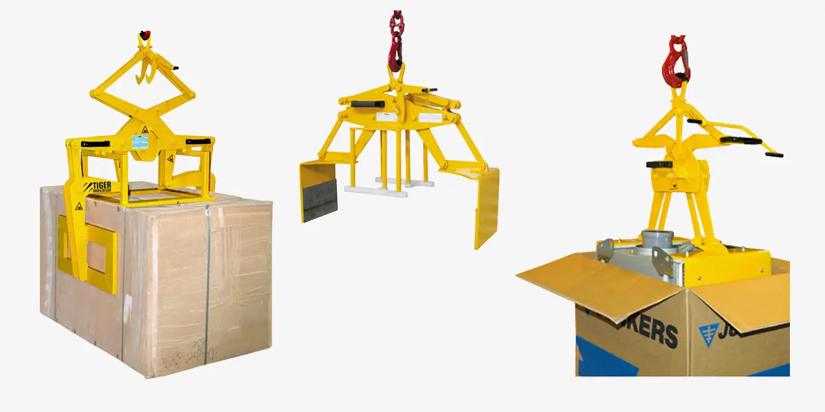TigerHebezeuge-Shop Sonder-Hebegreifer Sonder-Kartongreifer