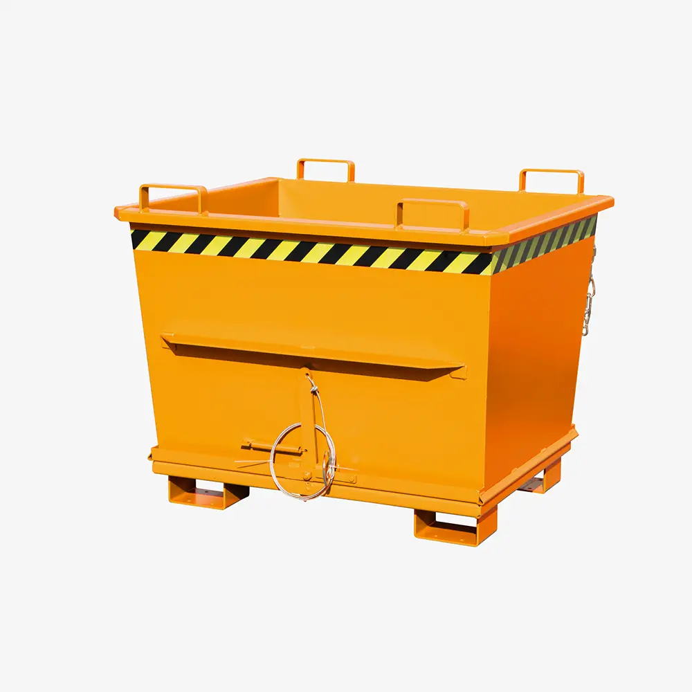 Produktbild von tigerhebezeuge klappbodenbehaelter orange lackiert typ BKB 700 ORANGE 01 x