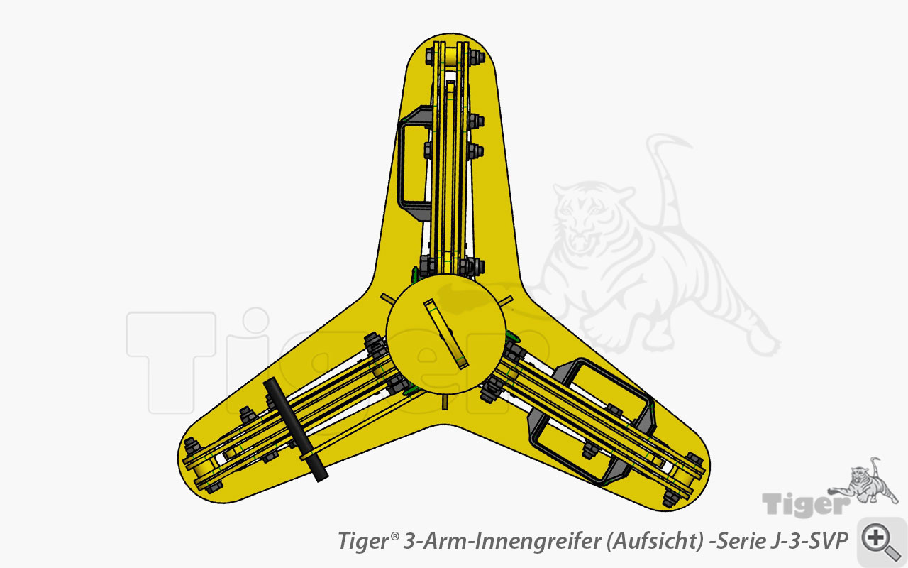 3. Produktbild zu tiger 3 arm innengreifer j 3 svp aufsicht lastaufnahmemittel 01 1