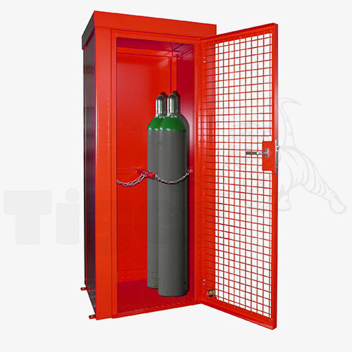 Produktbild von gasflaschenschrank container gfc b m1 rot