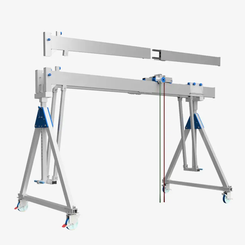 Produktbild von tigerhebezeuge alu portalkran serie apk dt kf mit 4 raedern