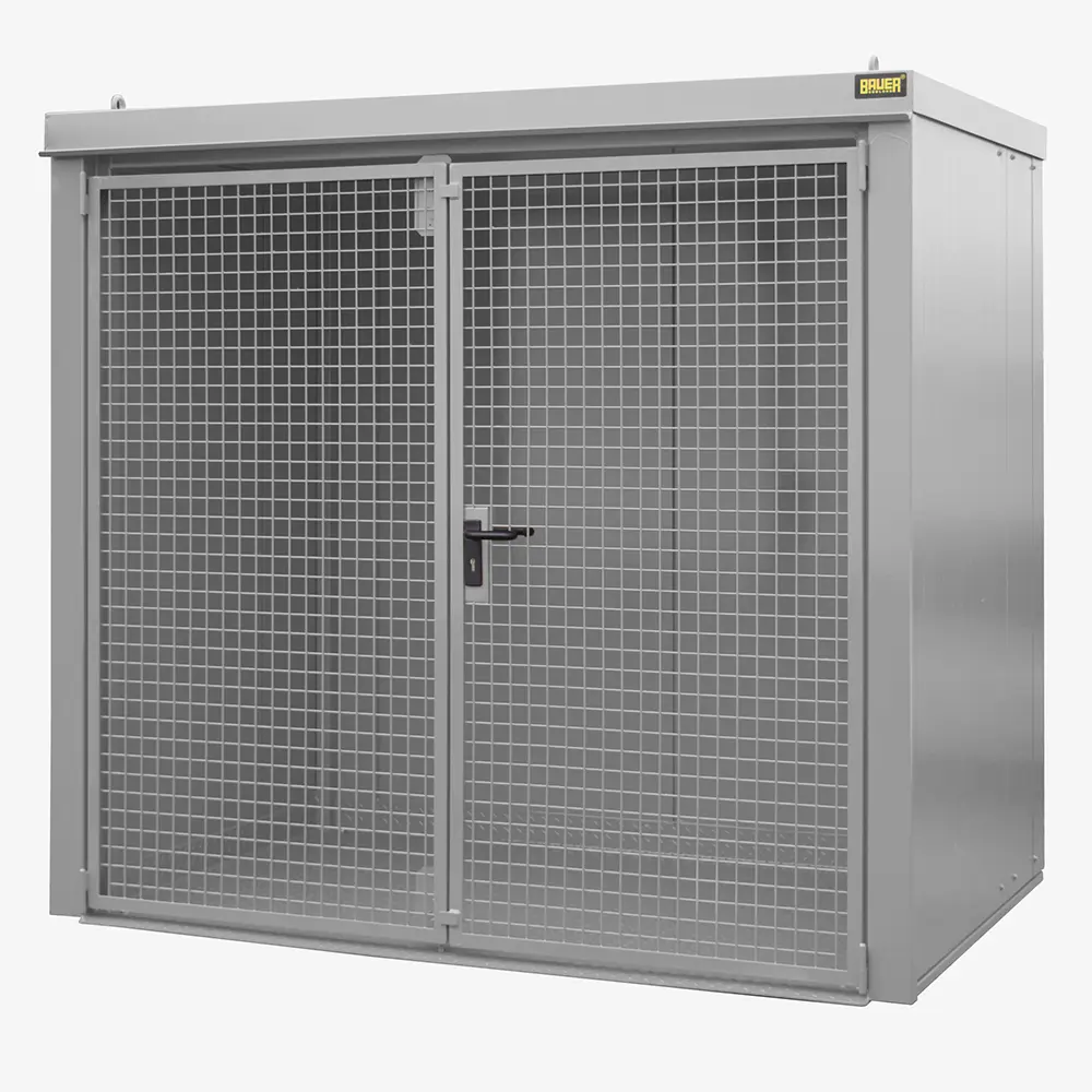 Produktbild von tigerhebezeuge gasflaschen container grau lackiert typ GFC B M3 GRAU 01 x