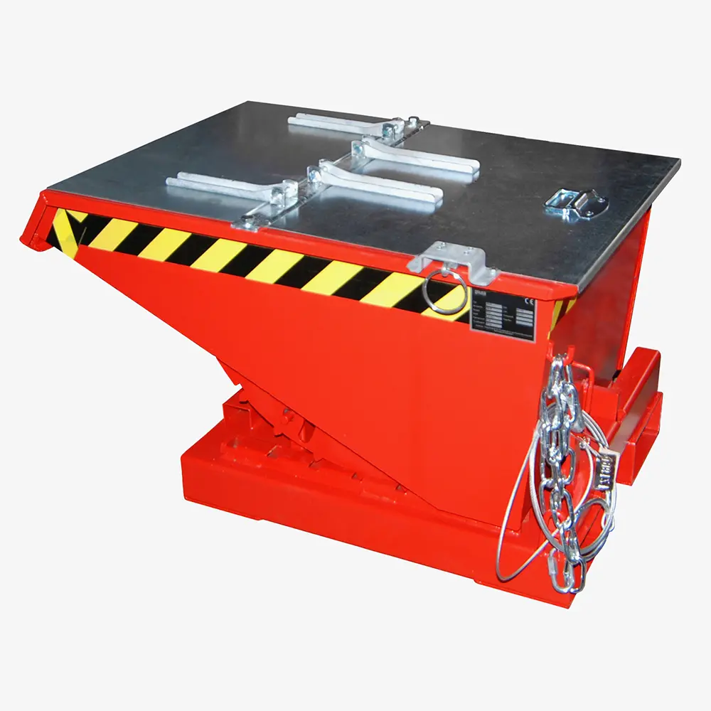 Stapler-Kippbehälter mit Abrollsystem und Seilzug - Unser Top-Seller