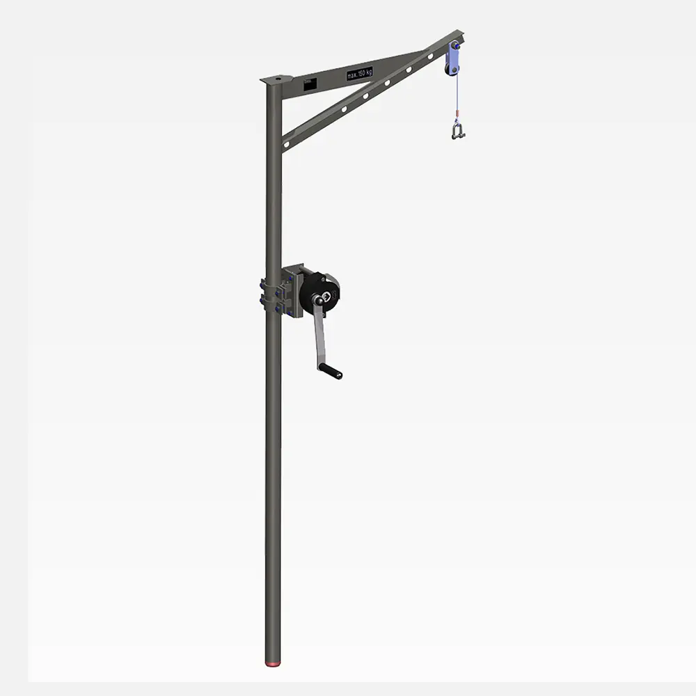 Produktbild von Wetterfeste Drehkrane für Kläranlagen - Schwenkbare Krane für die Abwassertechnik tigerhebezeuge-outdoor-drehkran-DK150