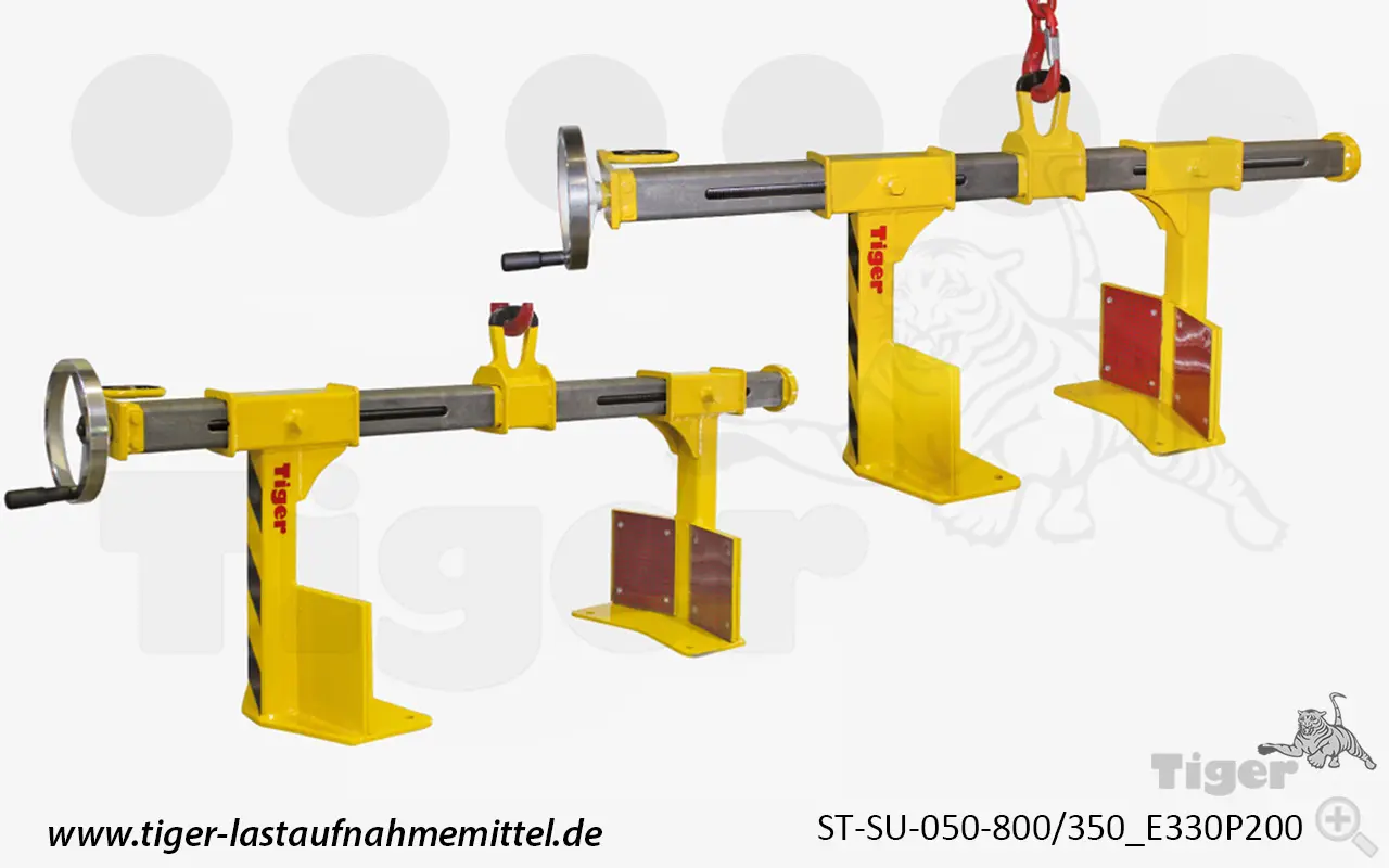 Produktbild von Tiger Sonder-Spindelgreifer mit starrer formschlüssiger Aufnahmevorrichtung Typ ST-SU-050-800/350_E330P200 sonder-spindelgreifer-st-su-050-800-350-e330p200 Typ ST-SU-050-800/350_E330P200
