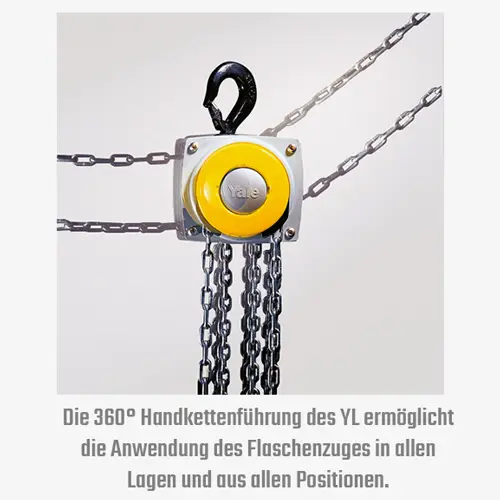 5. Produktbild zu tigerhebezeuge-hebezeuge-yale-stirnradflaschenzuege-handkettenzug-serie-YL-360-grad-kettenfuehrung 5. Produktbild zu tigerhebezeuge-hebezeuge-yale-stirnradflaschenzuege-handkettenzug-serie-YL-360-grad-kettenfuehrung