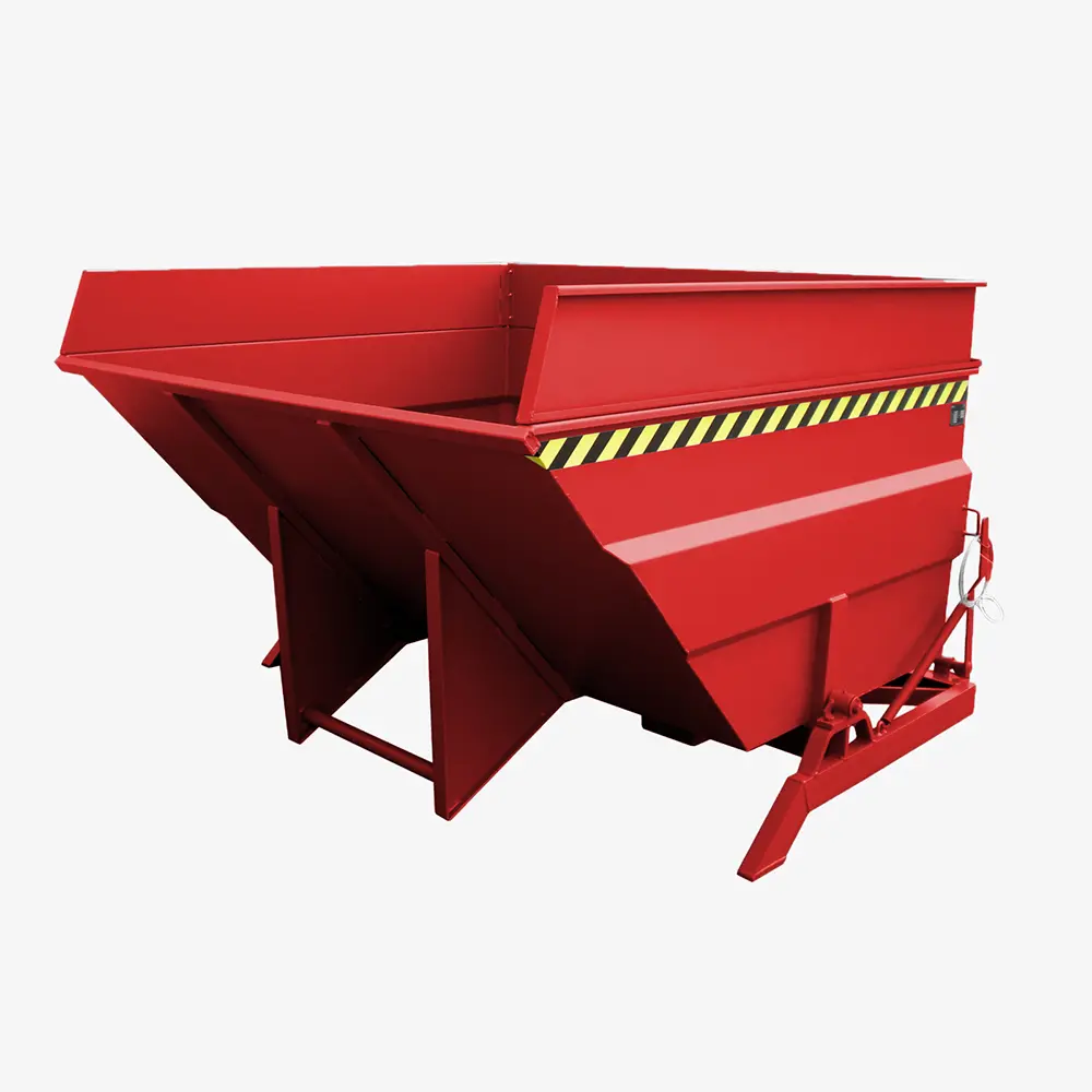 Produktbild von tigerhebezeuge kippbehaelter rot lackiert typ BKC 400 ROT 01 x