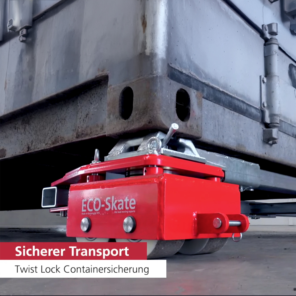 ISO-Container-Transportfahrwerke mit lenkbaren Kassetten, TLS und Nylonrollen