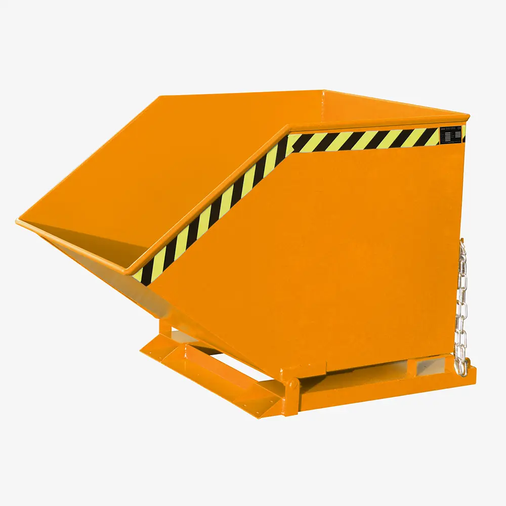 Produktbild von tigerhebezeuge kippmulde orange lackiert typ KK 800 ORANGE 01 x