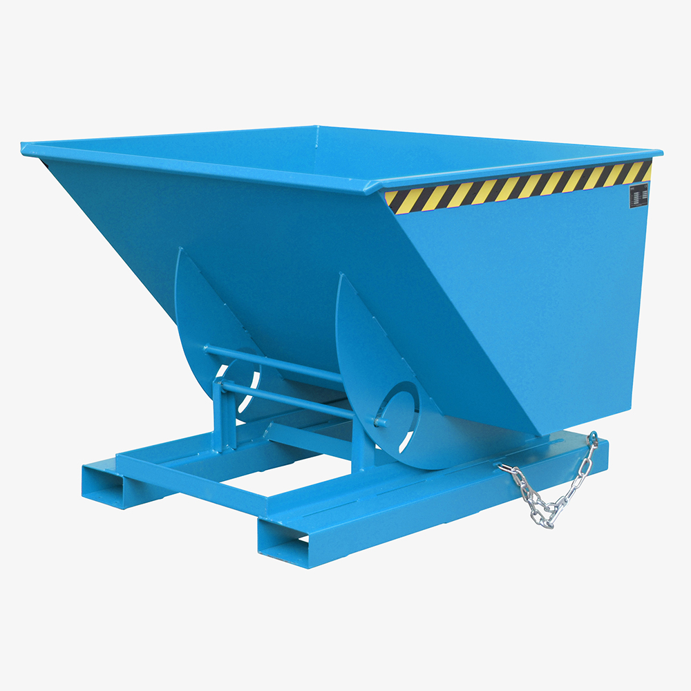 Produktbild von tigerhebezeuge kippbehaelter blau lackiert typ AK 100 BLAU 01 x