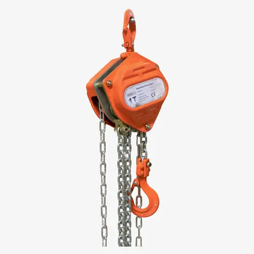 Produktbild von Stirnradflaschenzug - Hand-Kettenzug mit Hakenaufhängung Serie SFZ tigerhebezeuge-handkettenzug-stirnradflaschenzug-serie-SFZ