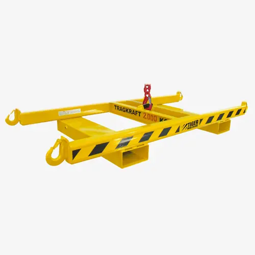 Produktbild von Tiger Sonder-Big-Bag-Staplertraverse mit Seitenhaken, Auflagevorrichtung und Staplertaschen Serie Sonder-BBQ-S-GT-L tiger-sonder-big-bag-traverse-in-niedrigbauweise-fuer-kran-und-stapler-serie-Sonder-BBQ-S-GT