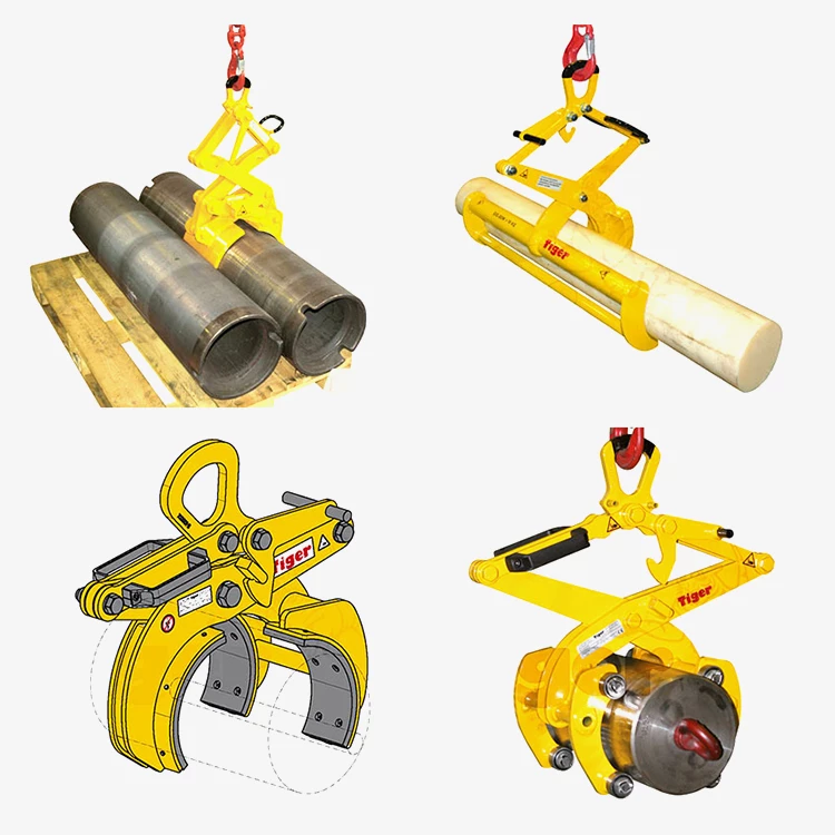 TigerHebezeuge-Shop Sonder-Hebegreifer Sonder-Rundmaterialgreifer