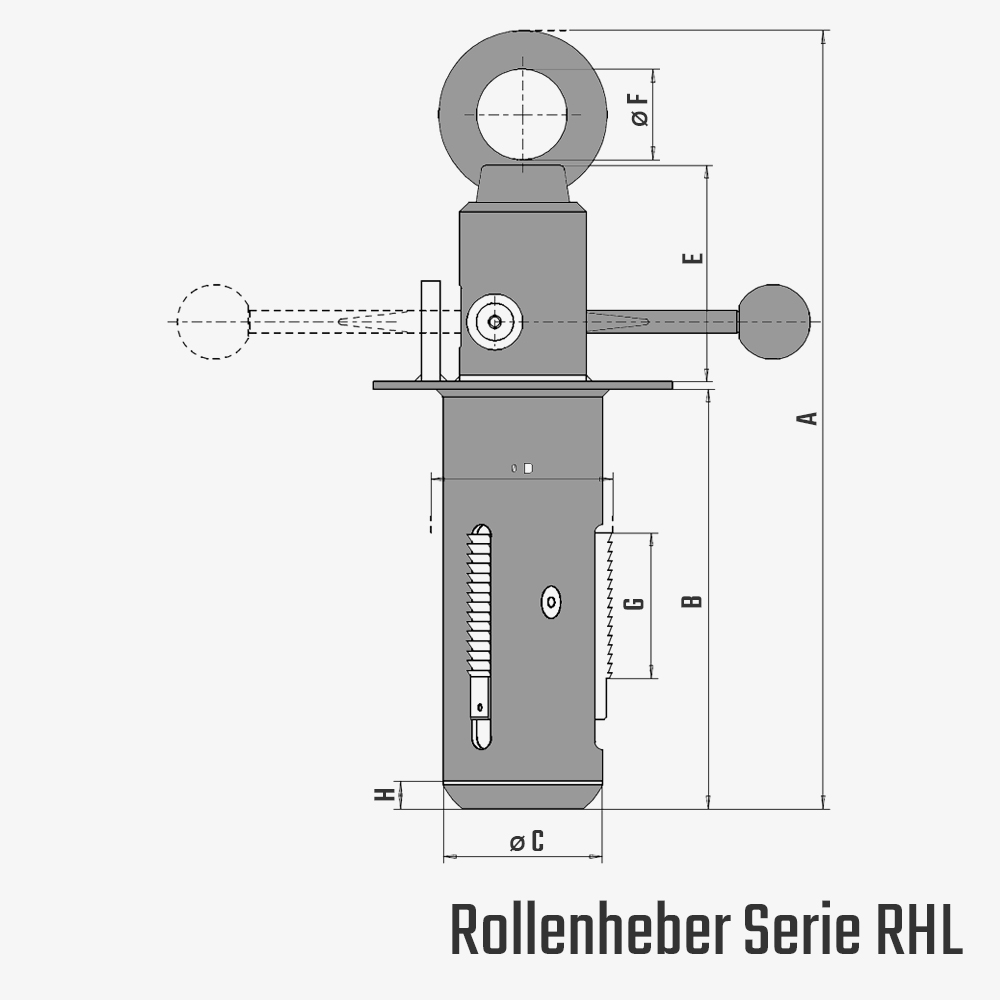 Technisches Bild für tigerhebezeuge-rollenheber-fuer-stehende-papierrollen-folienrollen-serie-RHL-zeichnung