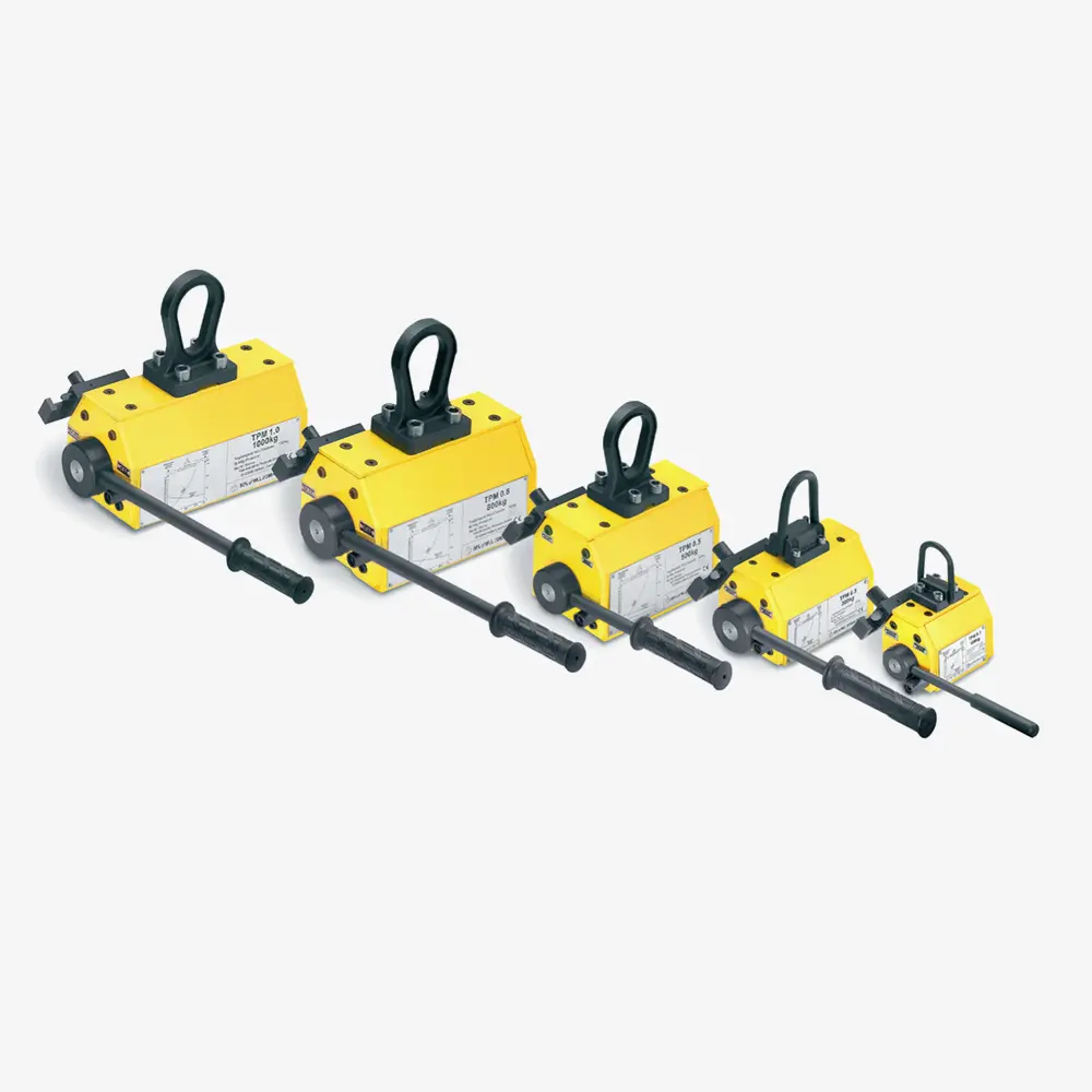 Produktbild von Permanent-Lasthebemagnete für Flachmaterial und Rundmaterial aus Stahl tigerhebezeuge-tigrip-permanent-lasthebemagnet-serie-TPM