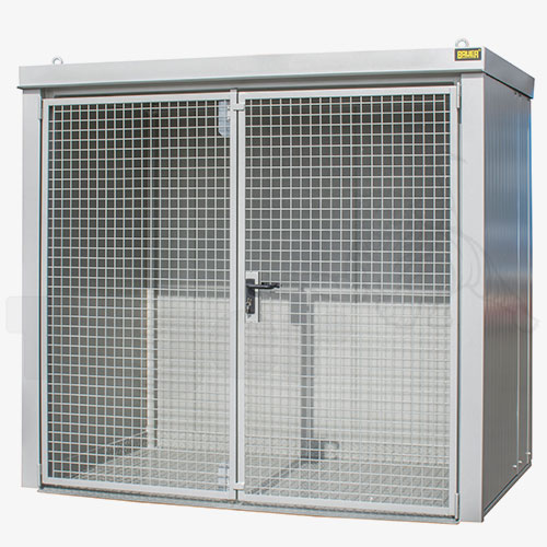 Produktbild von gasflaschen container gfc b m3 grau weiss