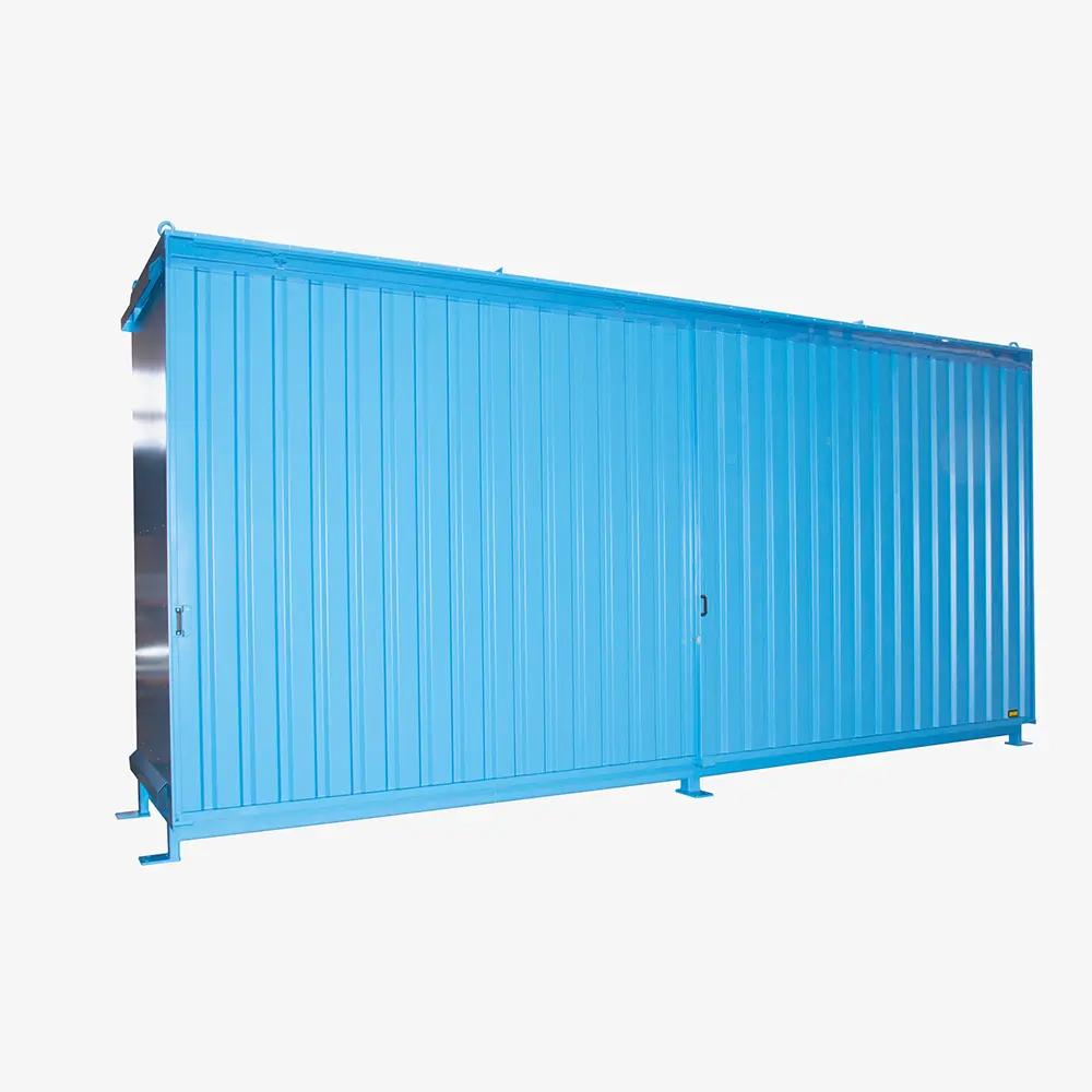 Produktbild von tigerhebezeuge regalcontainer blau lackiert typ cen 65 2 ibc blau 01 x