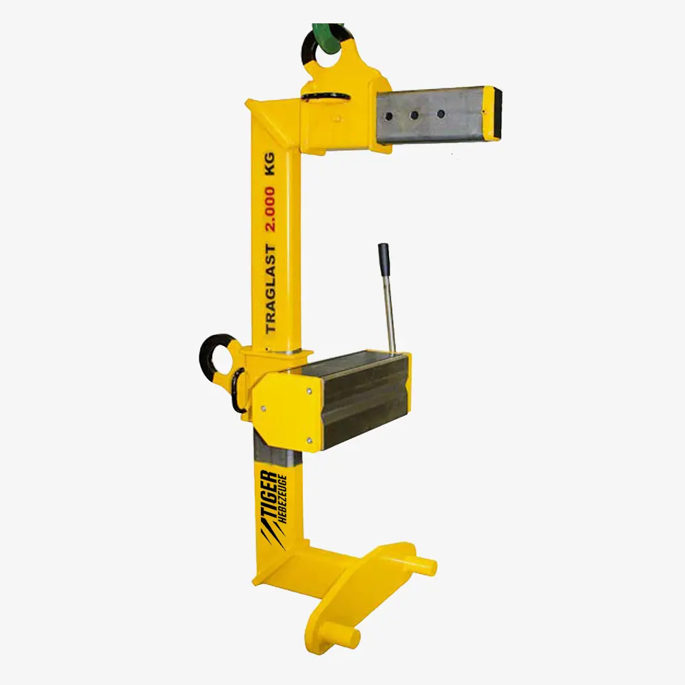 Produktbild von C-Haken mit Lasthebemagnet zum Aufrichten und Heben von Stahlscheiben tiger-magnet-c-haken-serie-CSV-LM-lastaufnahmemittel