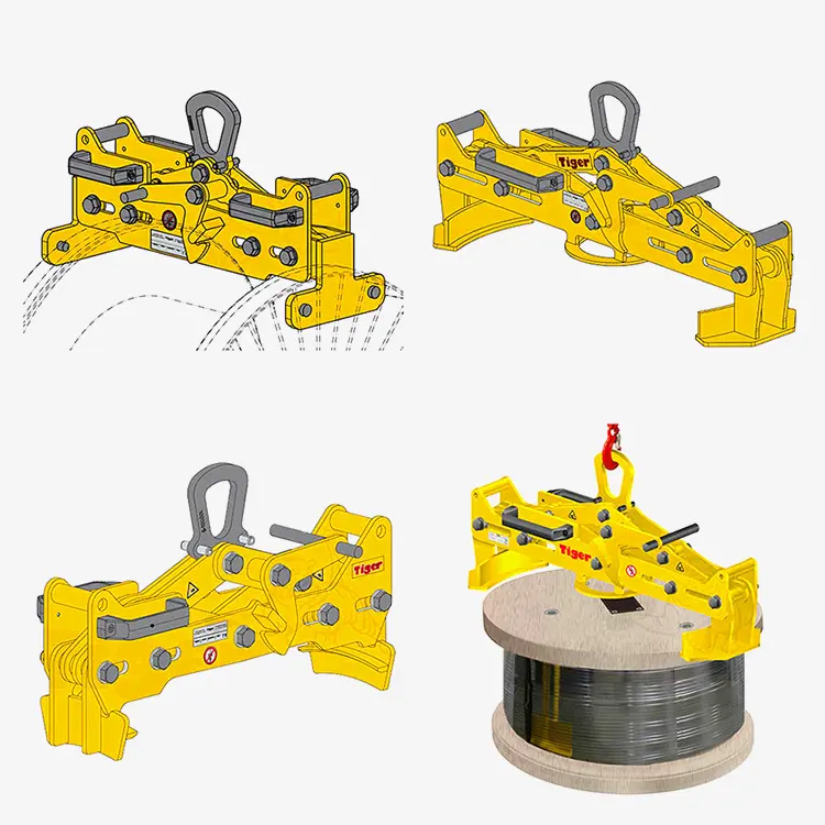 TigerHebezeuge-Shop Sonder-Hebegreifer Sonder-Spulengreifer