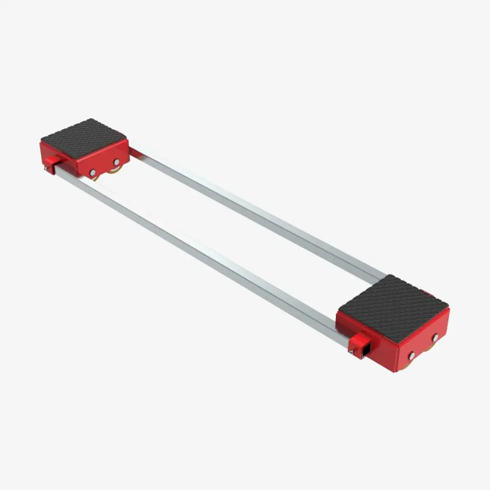 Produktbild von Schwerlast-Transportfahrwerke mit PU-Rollen zur 3-Punkt-Auflage TH: 180 mm tigerhebezeuge-schwerlast-transportfahrwerk-iX-24-S