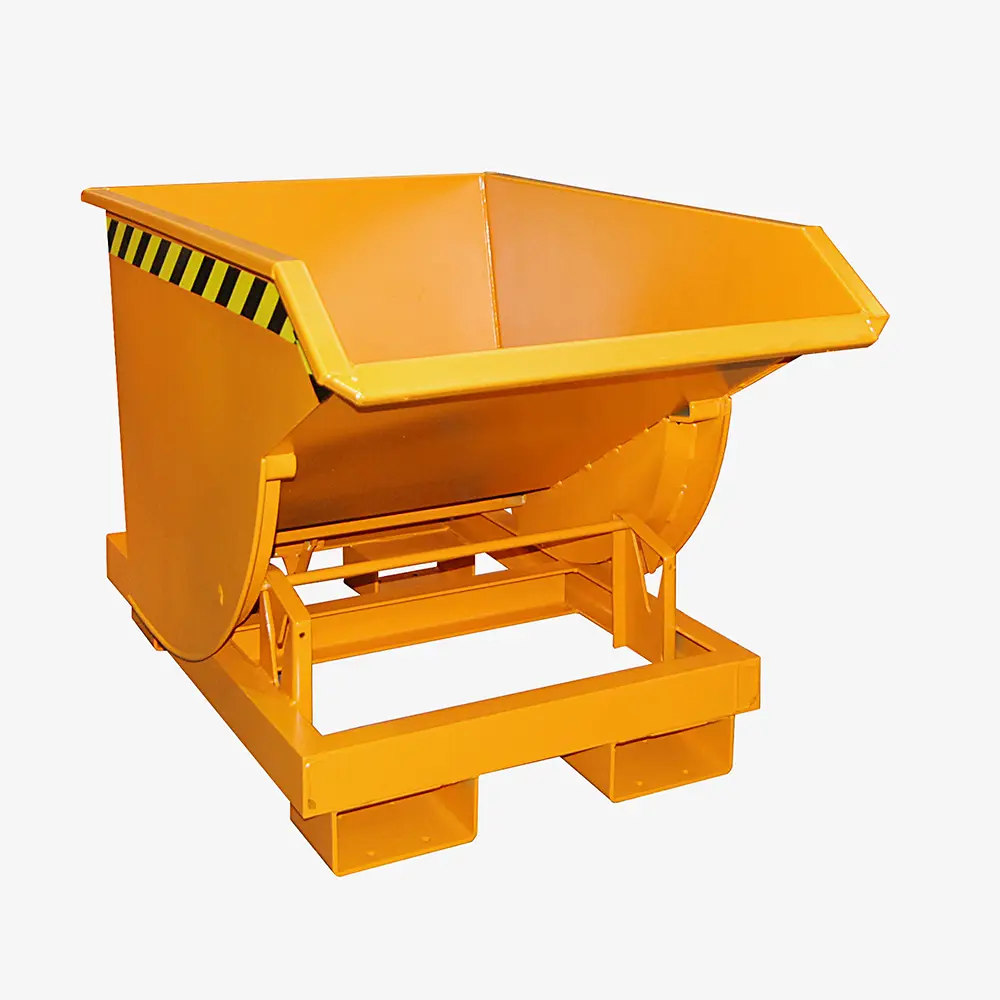 Produktbild von tigerhebezeuge kippbehaelter orange lackiert typ BKM 50 ORANGE 01 x