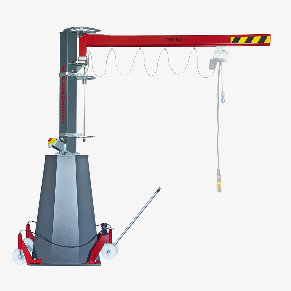 Produktbild von tigerhebezeuge wanderkran mobiler saeulendrehkran werkstattkran mit laufkatze typ WK 1 OK