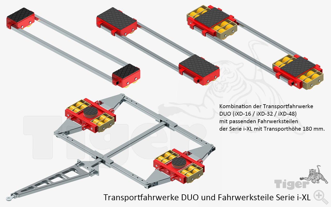 2. Produktbild zu transportfahrwerke serie duo mit fahrwerk i