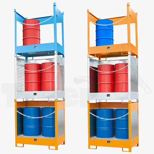 2. Produktbild zu fass staplerpaletten fsp 3fach gestapelt 2. Produktbild zu fass staplerpaletten fsp 3fach gestapelt