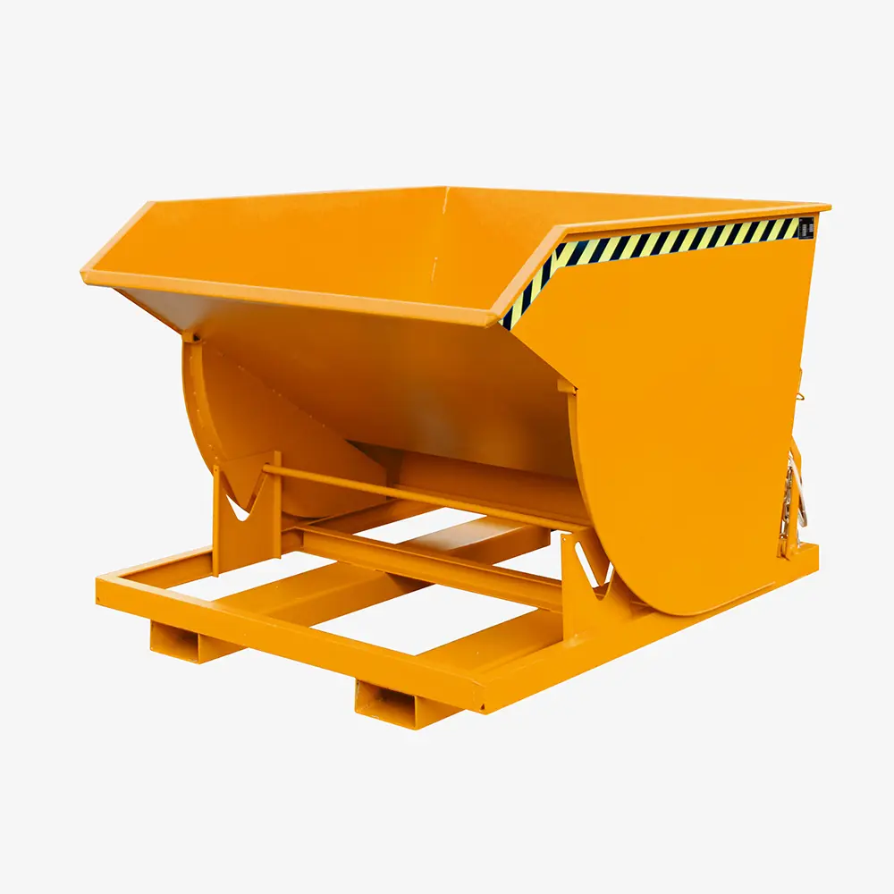 Produktbild von tigerhebezeuge kippbehaelter orange lackiert typ BKM 150 ORANGE 01 x