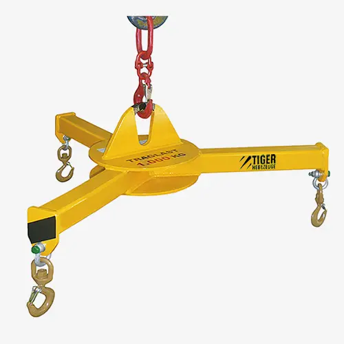 Produktbild von Sterntraversen - Tiger 3-Arm-Krantraversen mit Wirbellasthaken, starr tiger-sterntraversen-3-arm-krantraverse-serie-TA-Q3