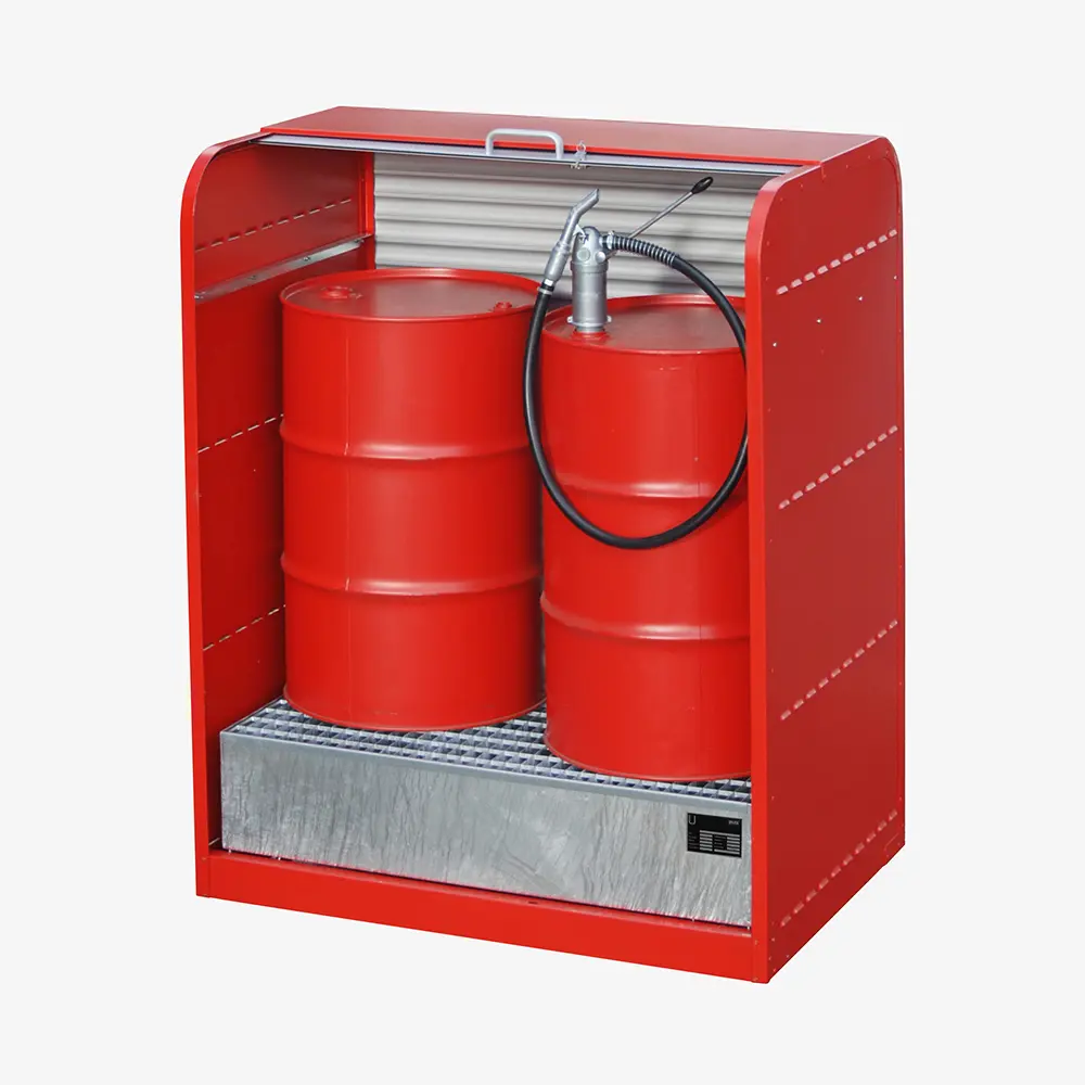 Produktbild von tigerhebezeuge gefahrstoff rollladenschrank rot lackiert typ RSG 1 ROT 02 x