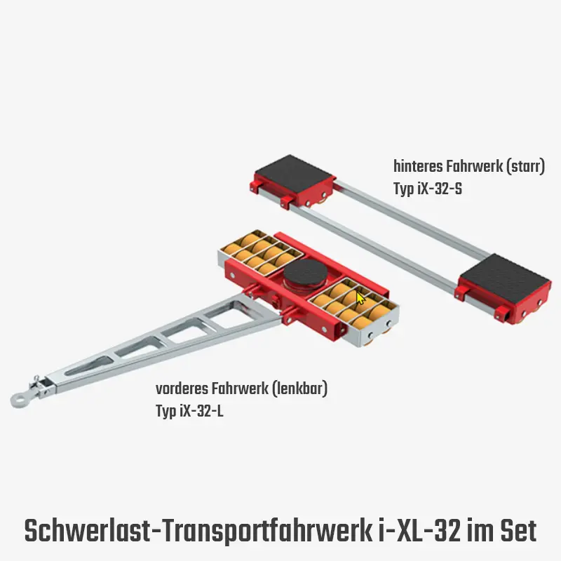 2. Produktbild zu tigerhebezeuge schwerlast transportfahrwerk iX 32 set 2. Produktbild zu tigerhebezeuge schwerlast transportfahrwerk iX 32 set