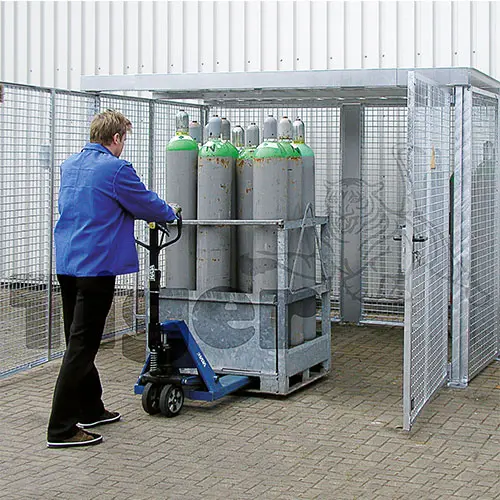 TigerHebezeuge-Shop Gefahrstoff-Depot-Container Gefahrstofflager für Gasflaschen