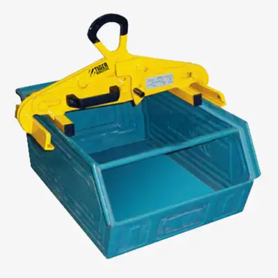 TigerHebezeuge-Shop Hebegreifer und Hebezangen Kastengreifer für Lagerkästen und Waschkörbe