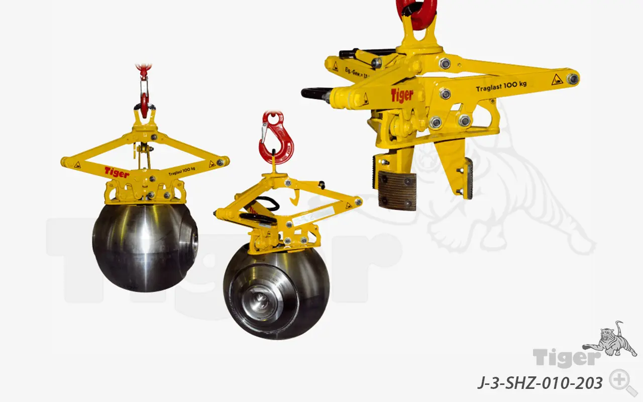 Produktbild von Tiger Sonder-3-Arm-Innengreifer mit hoher Anpresskraft und Greifzahnplatten Sonder-Innengreifer-J-3-SHZ-010-203