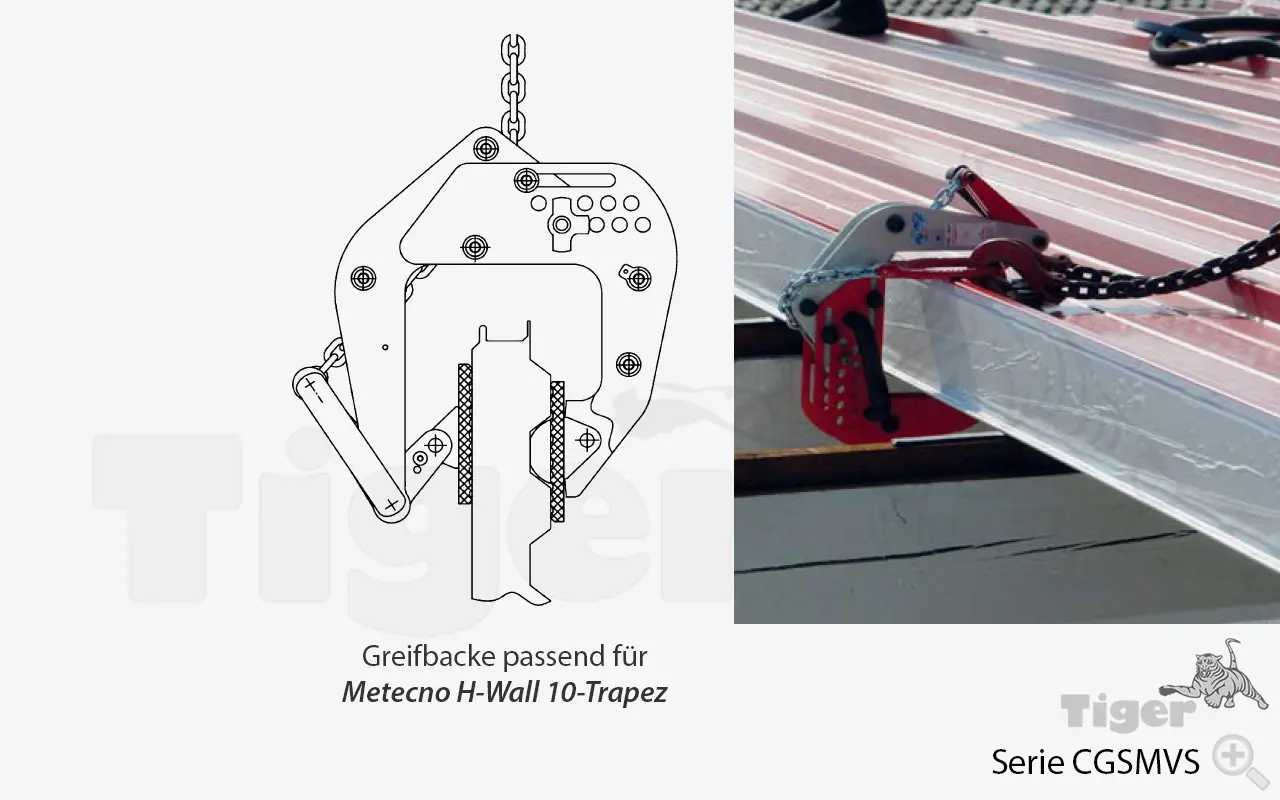 2. Produktbild zu sandwichklemme metecno h wall 10 trapez 2. Produktbild zu sandwichklemme metecno h wall 10 trapez