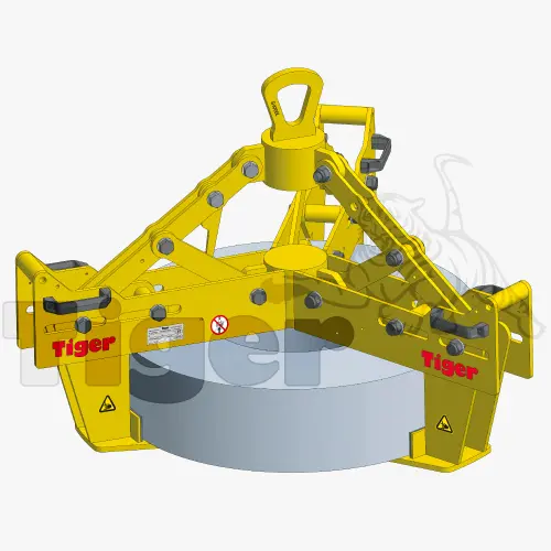 Produktbild von Kran-Hebezange - Tiger 3-Arm-Greifer zum Heben von großen Betonringen Serie KG3-SU tiger-3-arm-hebezange-kg3-su