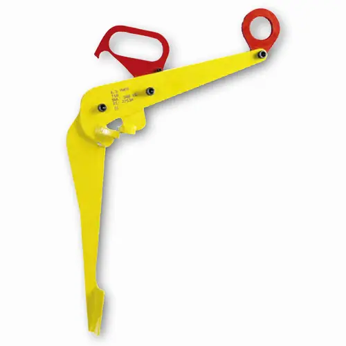 Produktbild von Terrier Schwerlastklemme für stehende Fässer - Fasszange zum Heben und Transportieren von Stahlfässern Serie TVKH terrier-schwerlastklemme-fuer-aufrecht-stehende-faesser-serie-TVKH